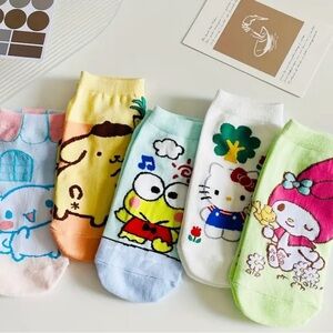 Sanrio socks cinnamoroll hello kitty my melody kawaii new